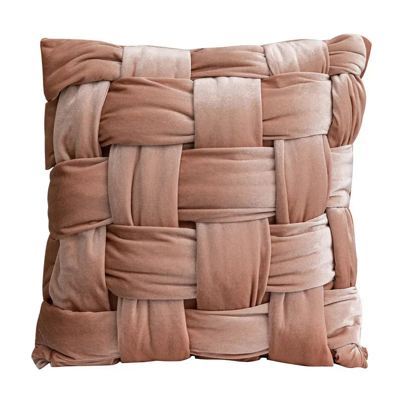 Hand-Knotted Silk Velvet Cushion Cover – Luxurious Softness in Elegant Colors for Sofas and Armchairs 8