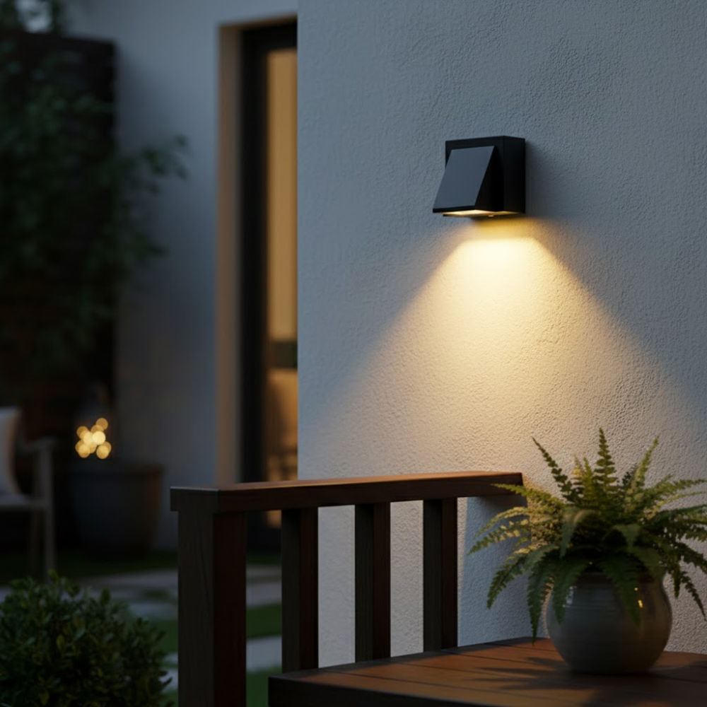 IP54 Outdoor Wall Light with Integrated LED – Durable Aluminum Exterior Wall Lantern 10