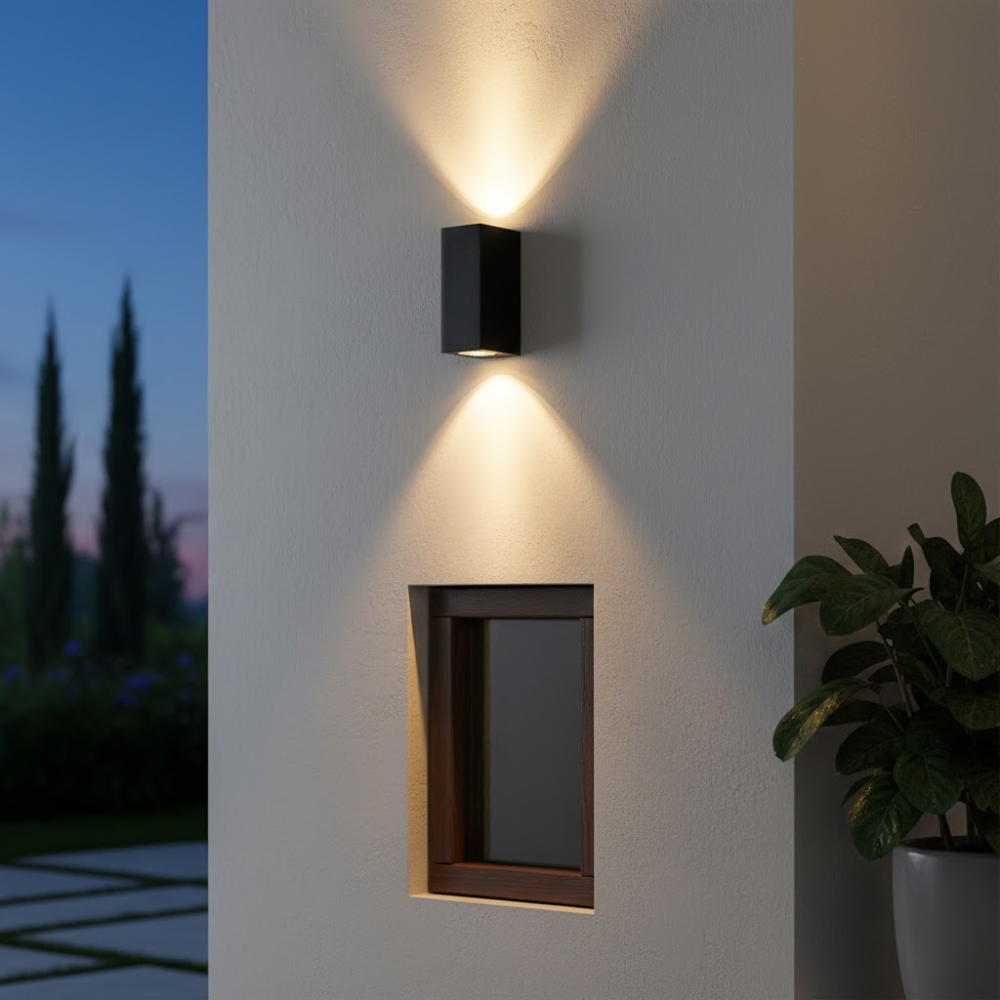 IP54 Outdoor Wall Light with Integrated LED – Durable Aluminum Exterior Wall Lantern 8