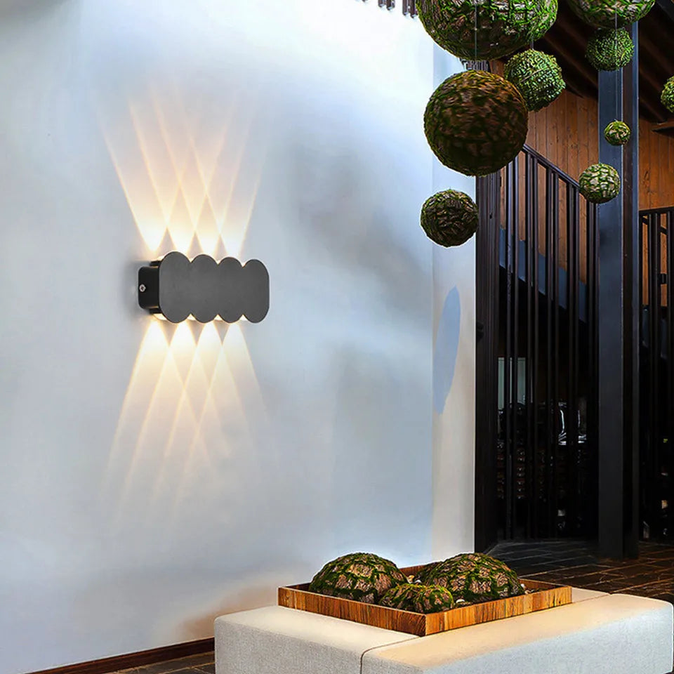 IP55 Waterproof LED Wall Light – Modern Up&Down Sconce with Adjustable Brightness for Indoor and Outdoor Use 6