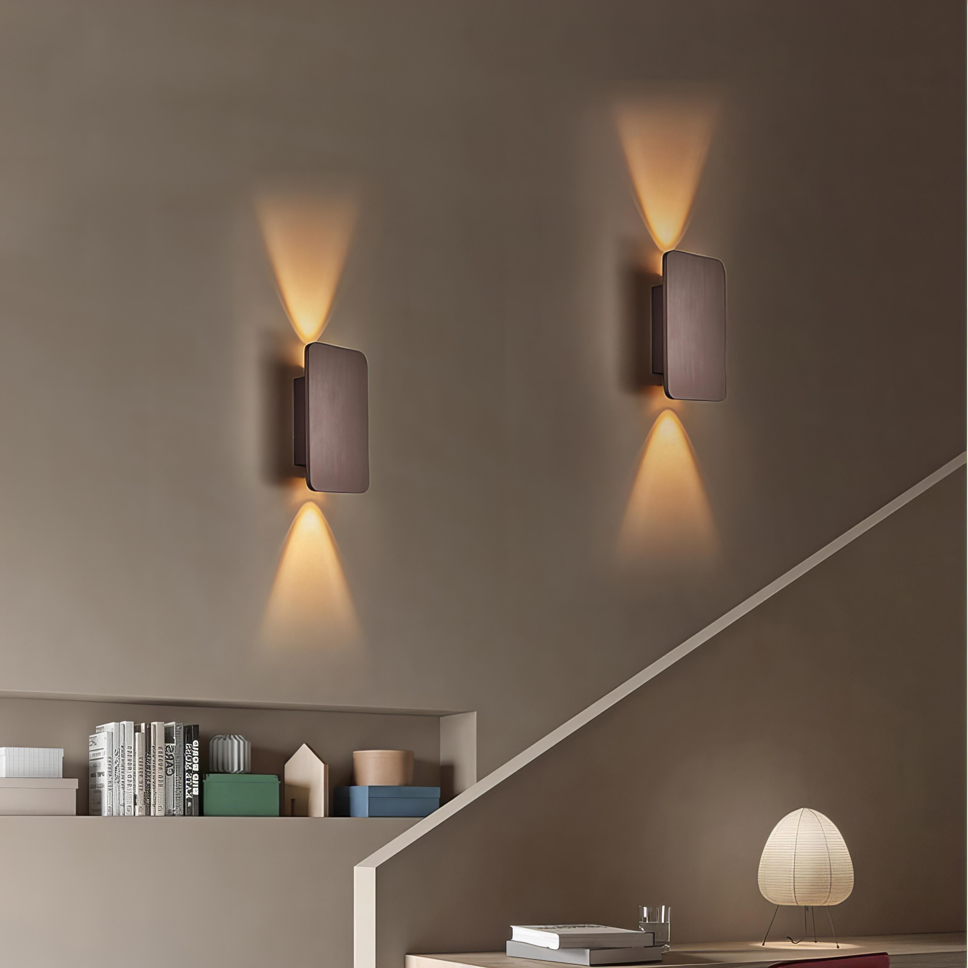 LED Wall Lamp in Minimalist Wood Design with Adjustable Warm and Cool White Light – Ideal for Living Rooms and Hallways 6