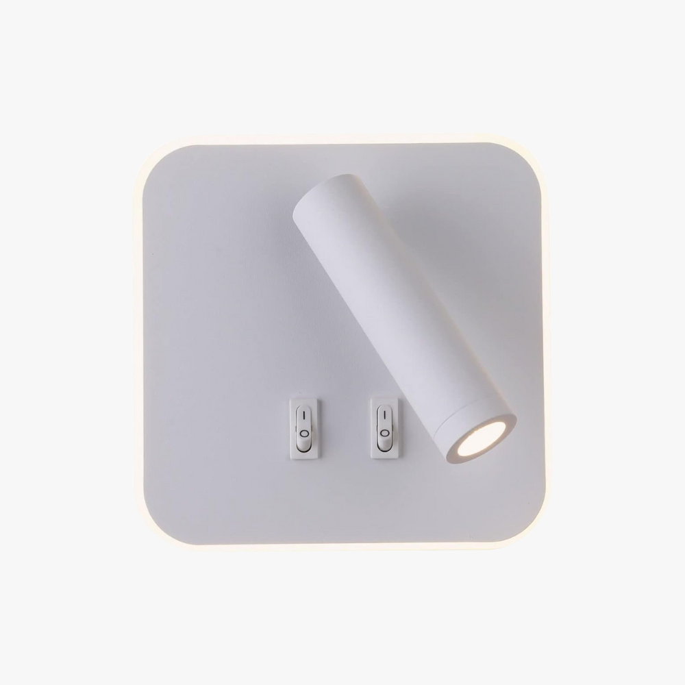 LED Wall Light with Rotating Backlight – Modern Aluminum Fixture for Bathroom, Living Room, or Outdoor Use 8