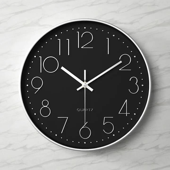 Large 3D Wall Clock with Easy-to-Read Numbers – Modern Minimalist Home and Office Decor 3