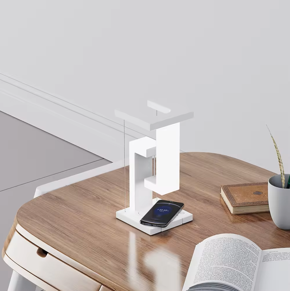 Levitating Wireless Charger with Multi-Zone Lighting and Touch Control – Modern USB-C Charging Station 7