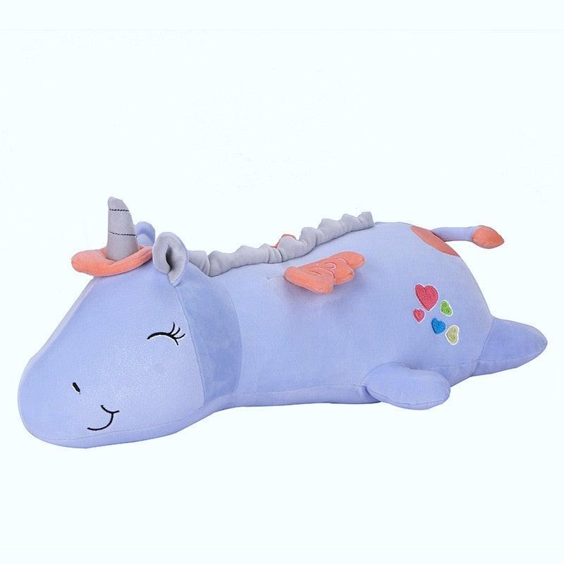 Lunacorn Luminous Unicorn Plush Toy – Soft Stuffed Animal with Rainbow LED Night Light for Kids 4