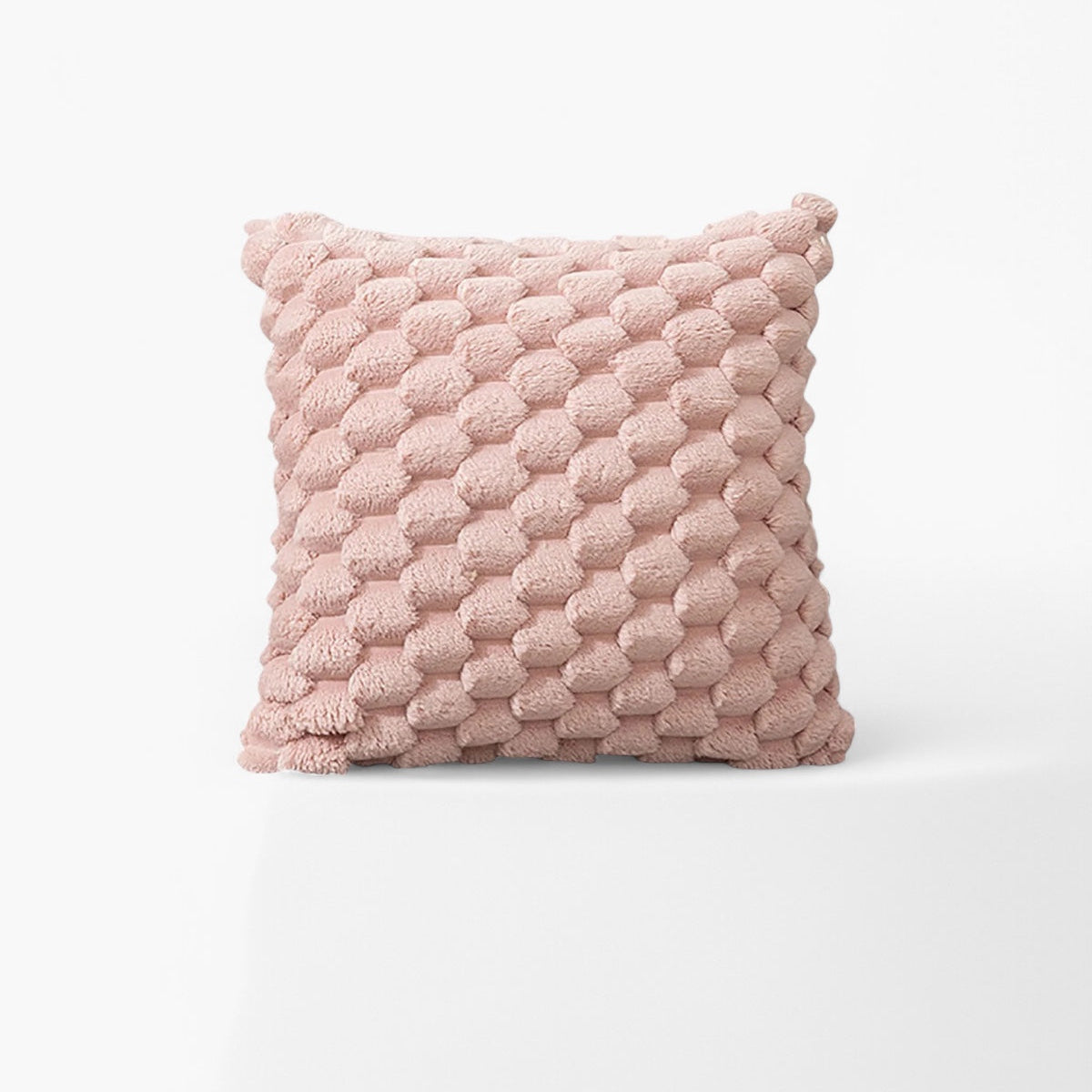 Lush Textured Throw Pillow 45x45 cm – Ultra-Soft Decorative Couch Pillow for Elegant Interiors 1