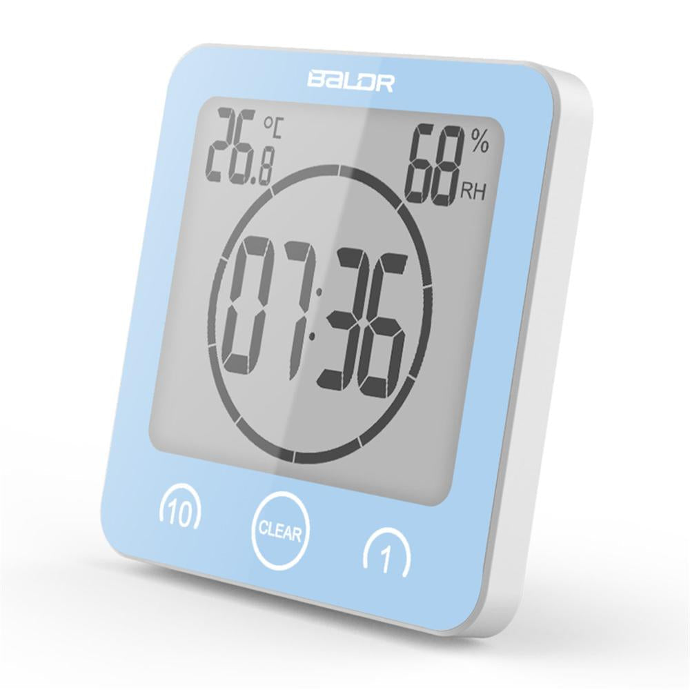 Minimalist Digital Shower Timer with High-Contrast Display – Water-Resistant and Cord-Free Design for Efficient Time Management 3