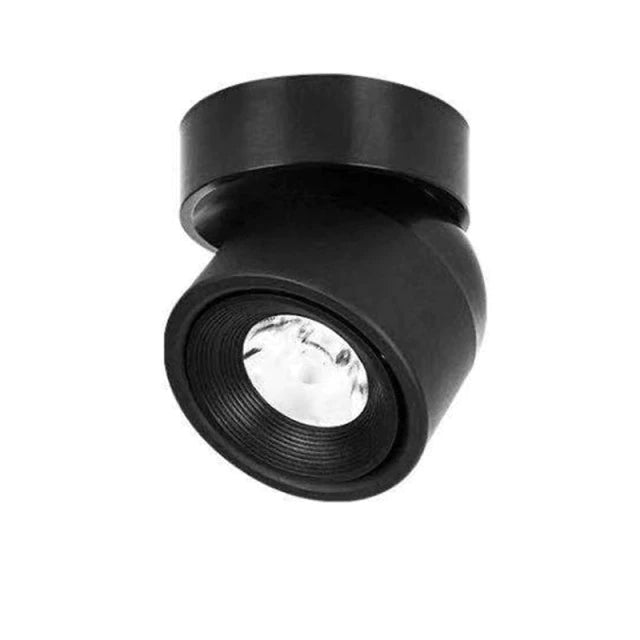 Minimalist LED Spotlight with 340° Rotation – Elegant Ceiling Spotlight for Warm Light Ambiance, Aluminum Design 0