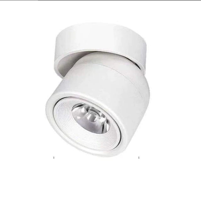 Minimalist LED Spotlight with 340° Rotation – Elegant Ceiling Spotlight for Warm Light Ambiance, Aluminum Design 7
