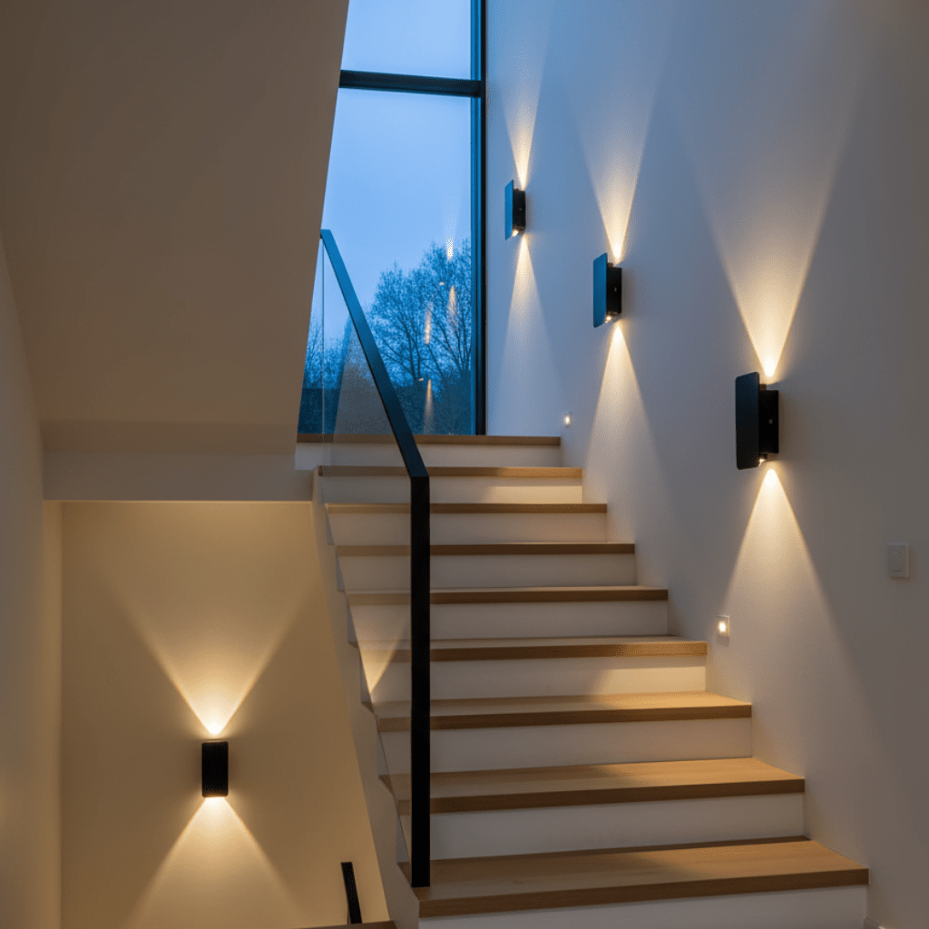 Minimalist LED Wall Light – Energy-Efficient Wall Lamp for Modern Interiors, Available in Black, White, and Wood 2