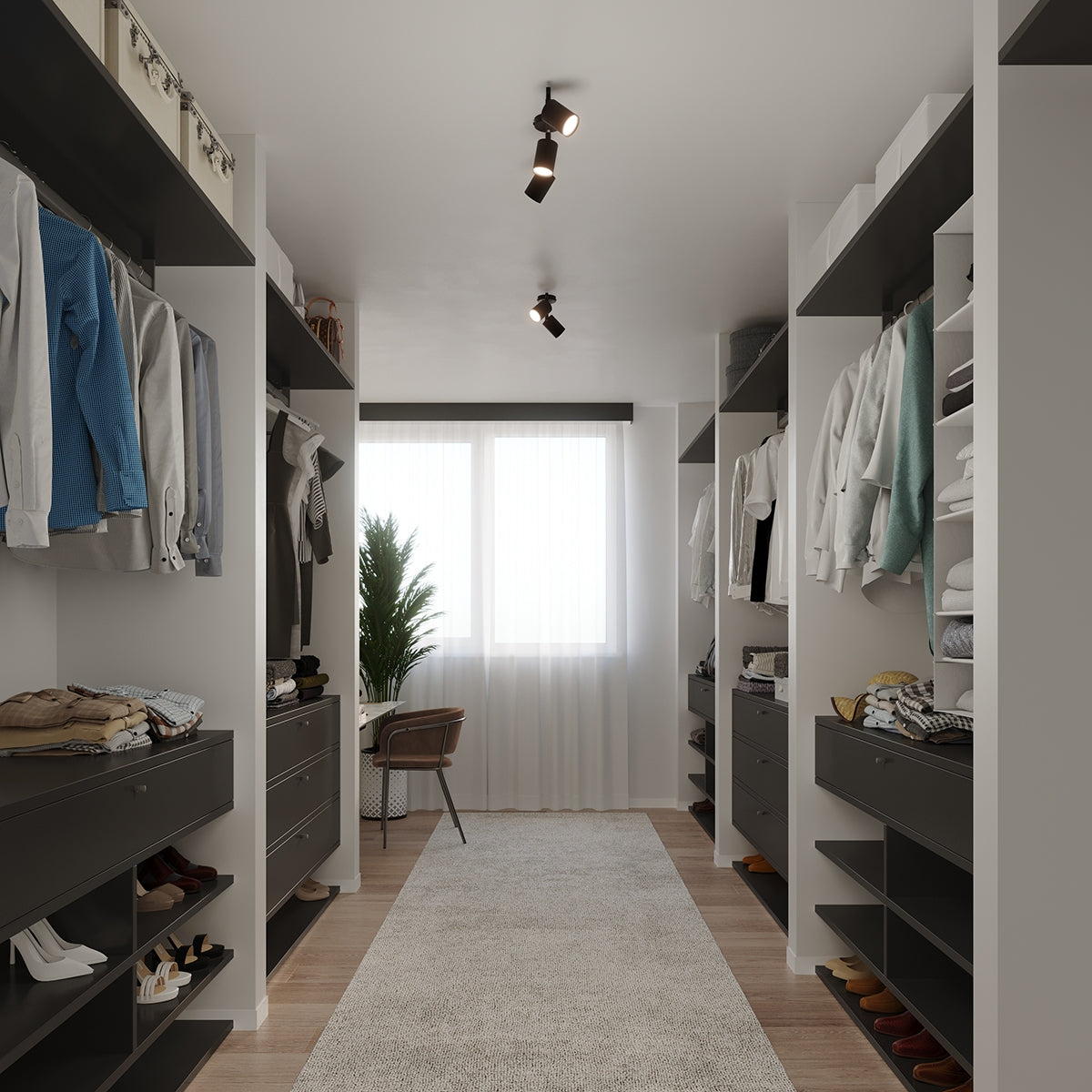 Modern Black Flush Mount Ceiling Light Fixture – Minimalist Design, LED Compatible, Ideal for Living Room and Bedroom 6