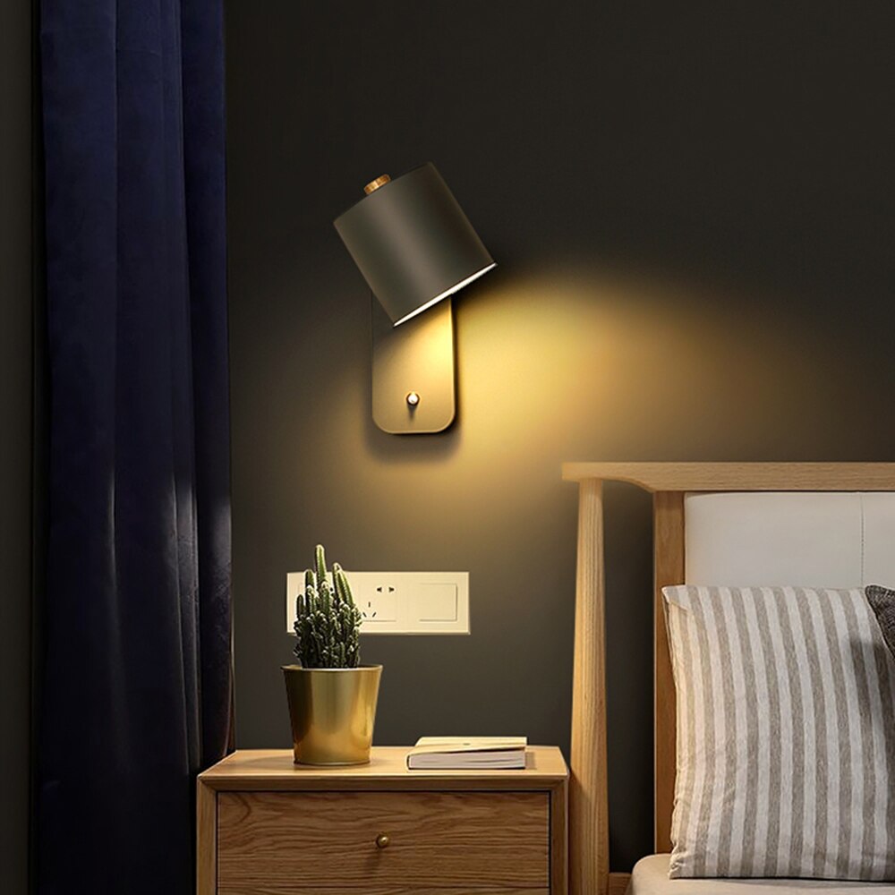 Modern LED Wall Lamp with Integrated Switch – Slim Design Wall Sconce Lighting for Indoor Use 7
