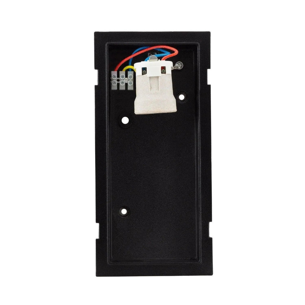 Modern Outdoor Wall Light - Elegant Black Metal Outdoor Wall Lantern with Soft Light Diffuser for Garden and Exterior Use 7