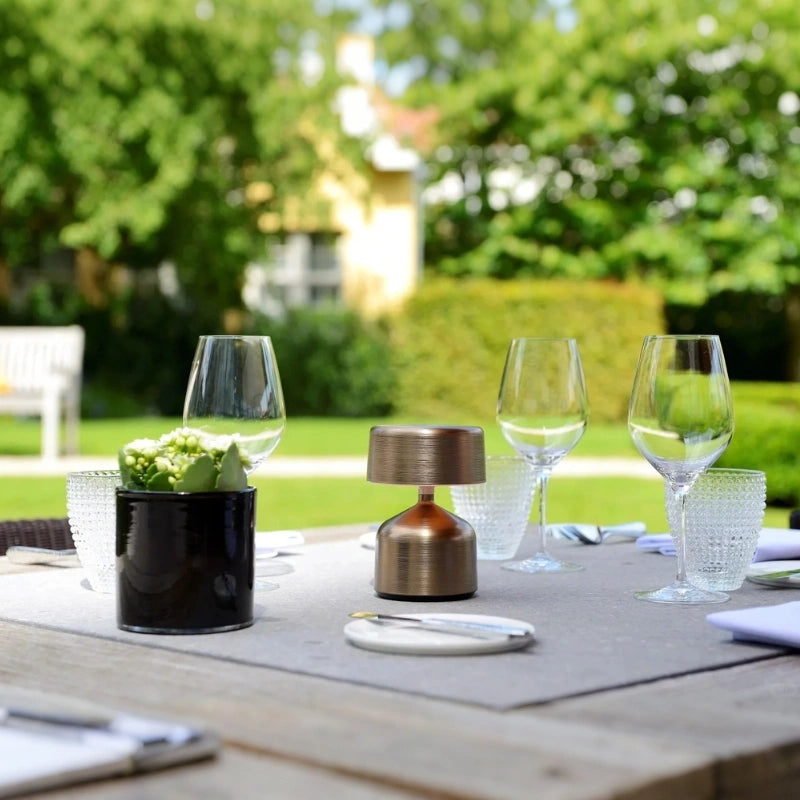 Modern Wrought Iron Table Lamp – Dimmable and Rechargeable with Customizable Illumination 15