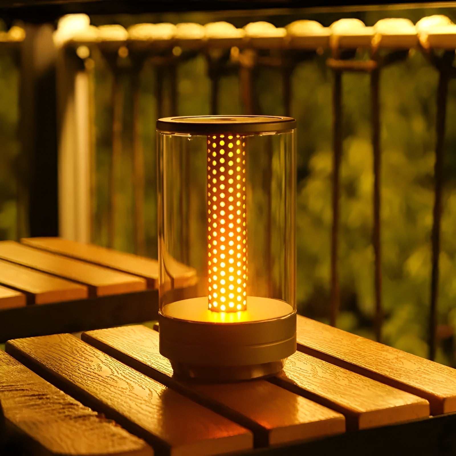 Modular LED Table Lamp with Touch Control, 3 Light Modes, Rechargeable Battery, Cordless Design, Versatile Bedside or Desk Use - Black, Grey, Gold, Orange 5