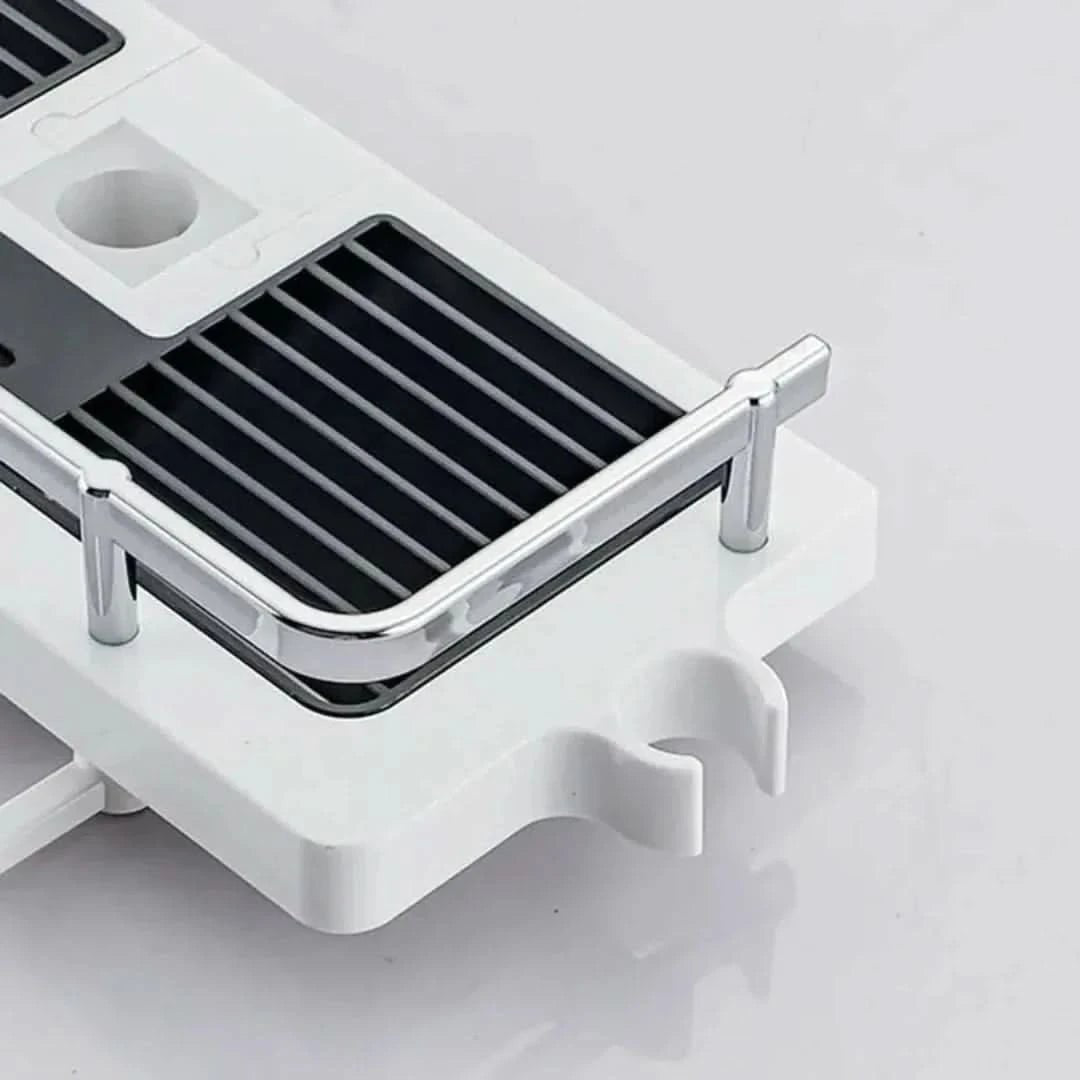 Multifunctional Storage Rack – No-Drill Design, Easy Installation, Stylish Home Organizer for Toiletries and Kitchen Utensils 4