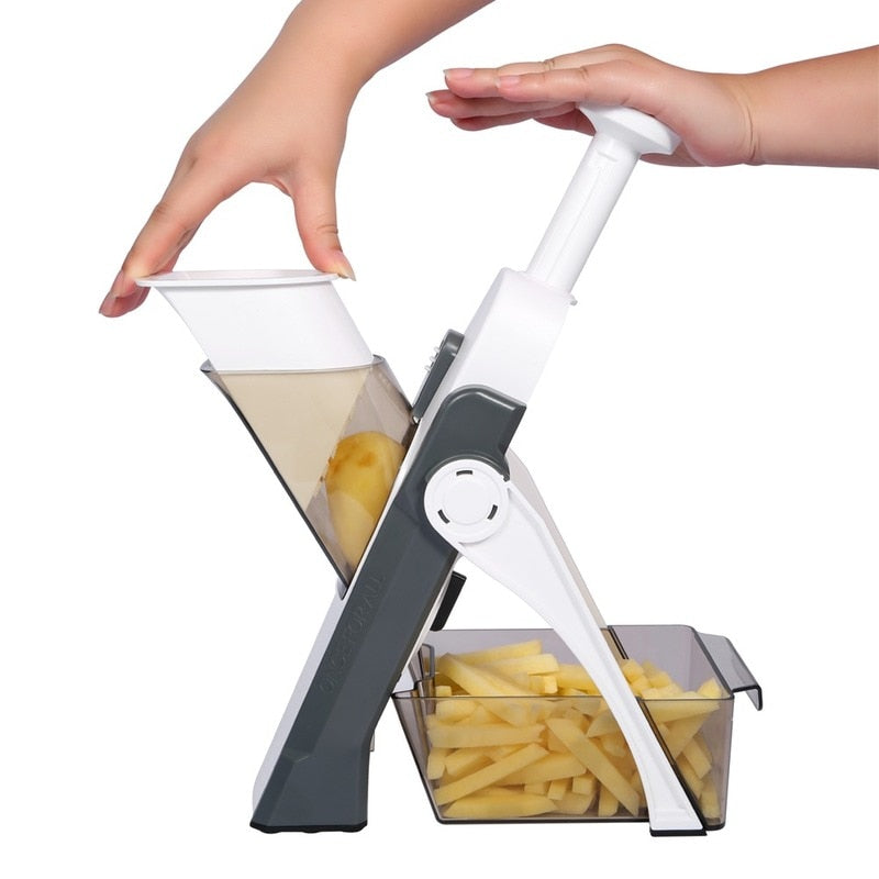 Multifunctional Vegetable Cutter, Slicer, Dicer, and Chopper – Compact Kitchen Tool 2