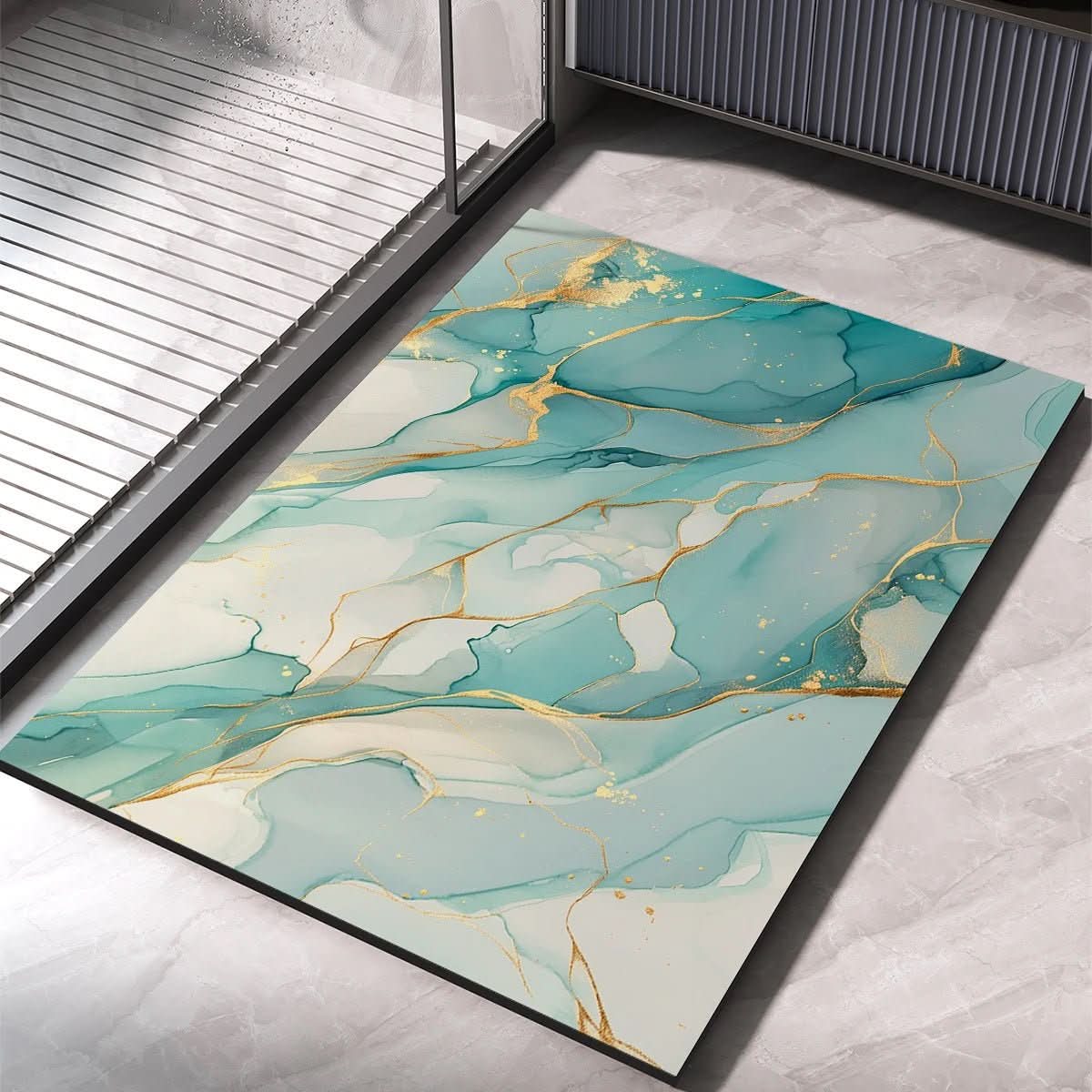 Non-Slip Quick-Drying Bath Mat – Diatom Mud with Natural Rubber for Safe Steps in Bathroom, Kitchen, and Hallway 0