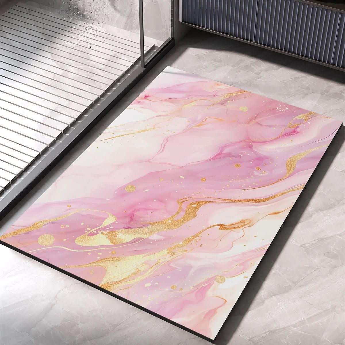 Non-Slip Quick-Drying Bath Mat – Diatom Mud with Natural Rubber for Safe Steps in Bathroom, Kitchen, and Hallway 13