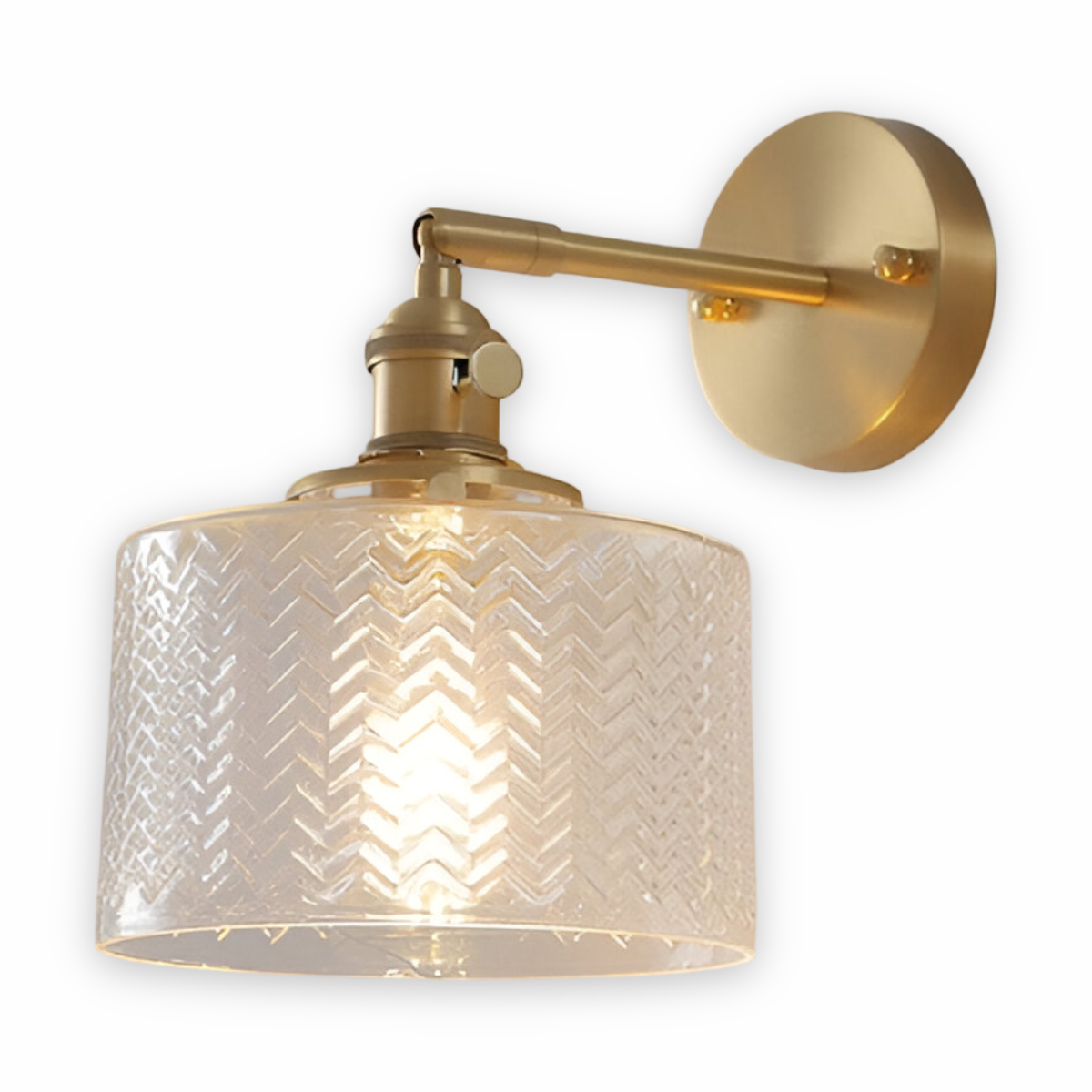 Nordic Clear Green Glass Wall Lamp with Adjustable LED Lighting – Elegant Zigzag Design for Living Room or Bathroom Wall Lights 9