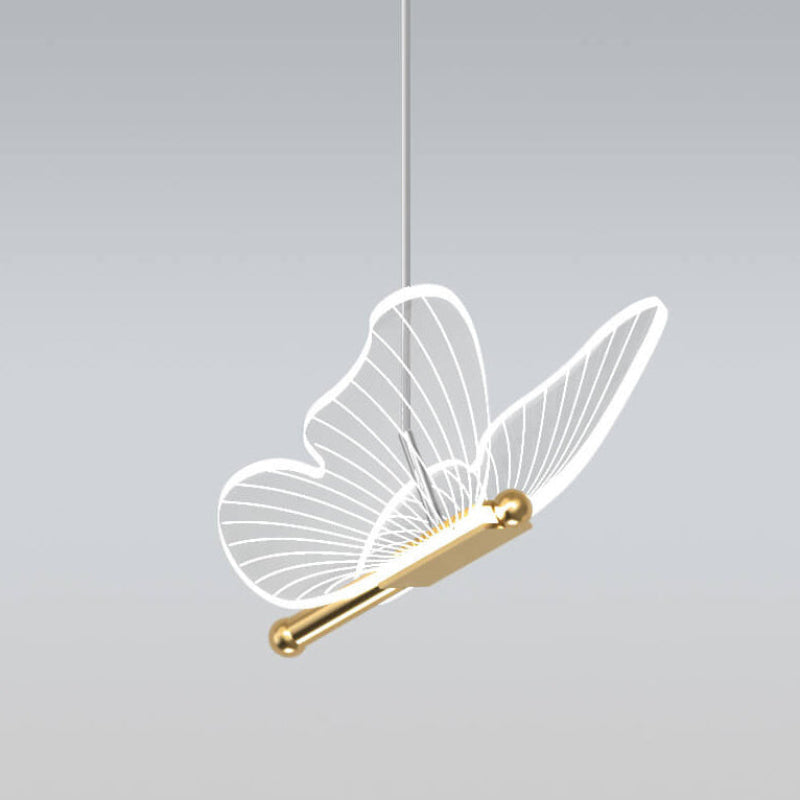Nordic LED Wall Sconce Lamp with Butterfly Design – Modern Iron Wall Light for Hallways and Living Rooms, Adjustable Color Temperature 8