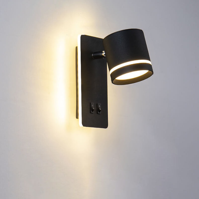 Nordic Minimalist Rotatable LED Wall Sconce with Adjustable Square Design and Dual Light Output - Modern Wall Lamp for Reading and Ambiance 6