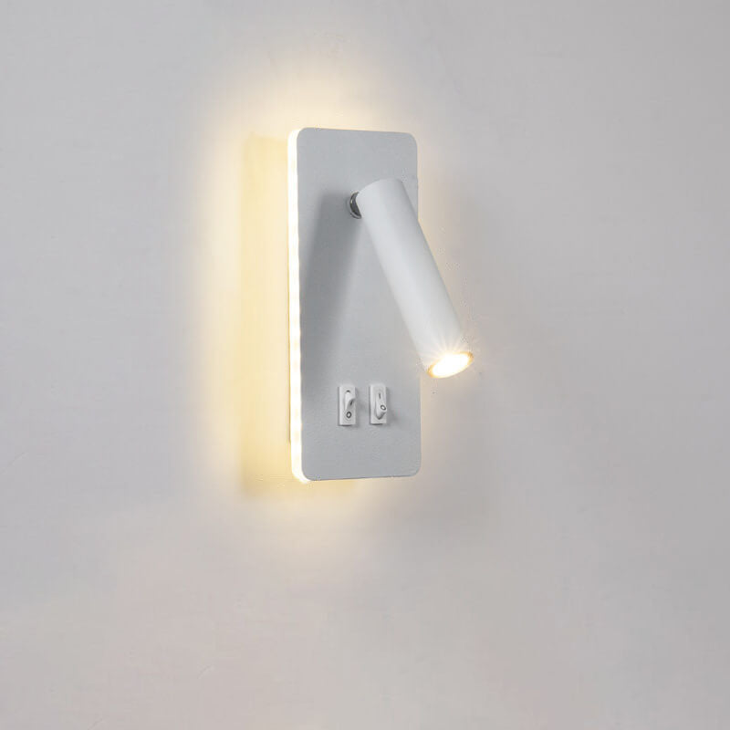 Nordic Minimalist Rotatable LED Wall Sconce with Adjustable Square Design and Dual Light Output - Modern Wall Lamp for Reading and Ambiance 9