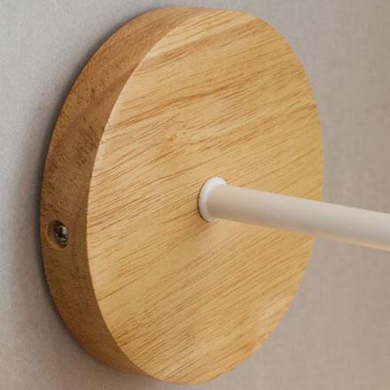 Nordic Wood Dome Wall Light – 1-Light LED Wall Lamp for Cozy Ambient Illumination in Minimalist Interiors 4