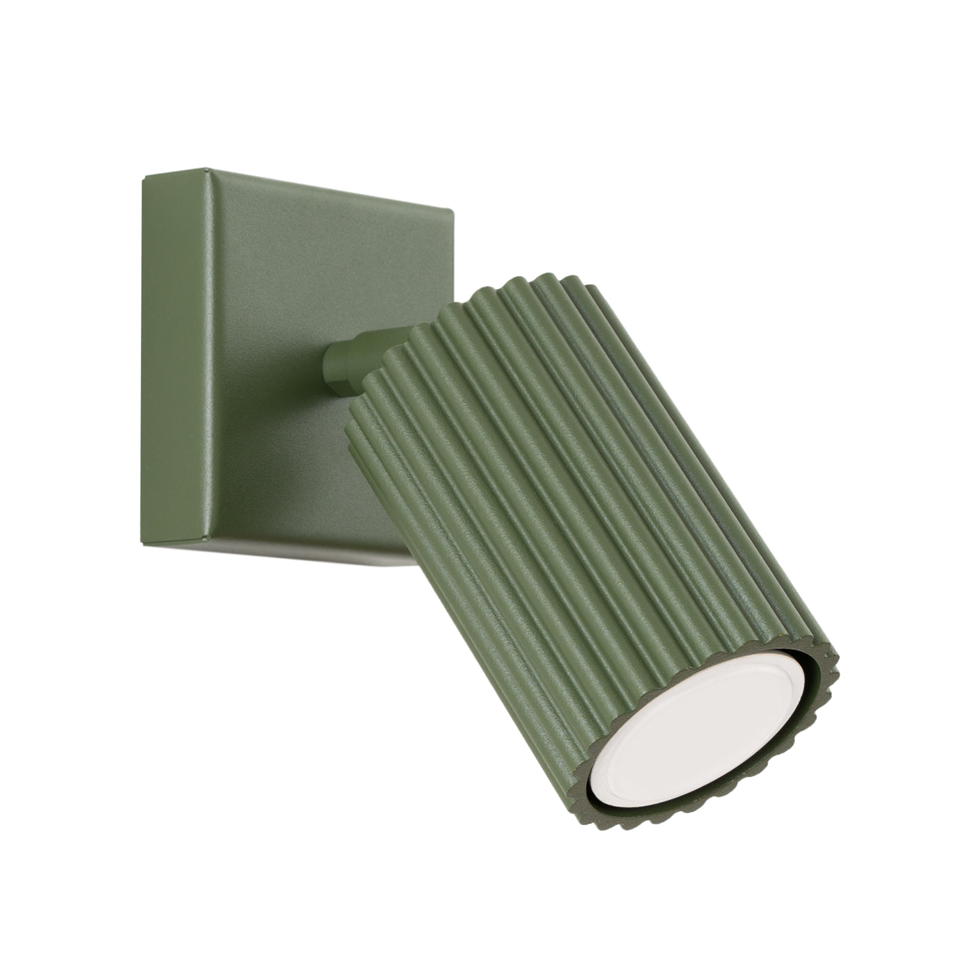Olive Green Adjustable Wall Lamp with Ribbed Design – Modern Wall Sconce Lighting for Elegant Interiors 7