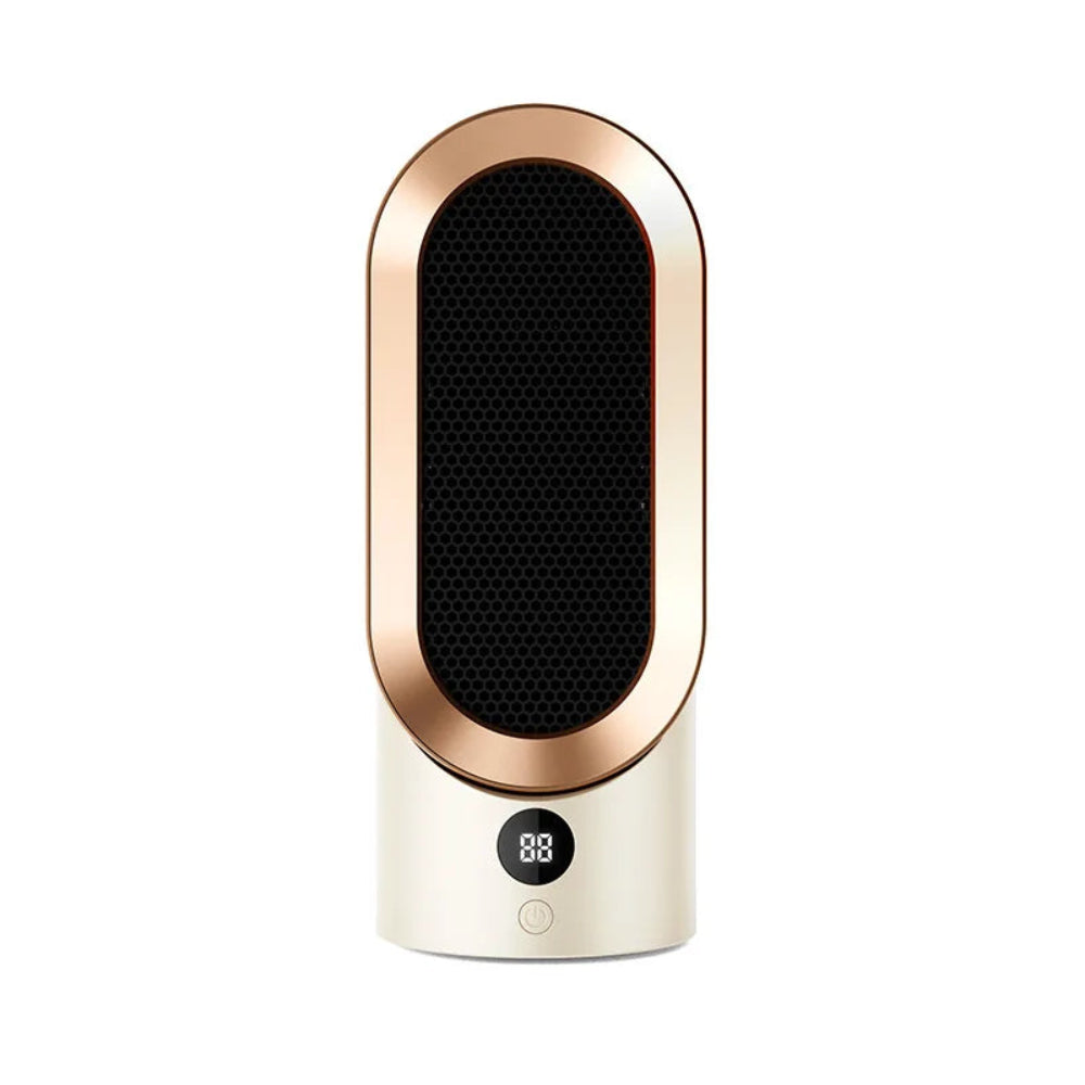 Portable Electric Ceramic Space Heater with Adjustable Heat Settings – Energy Efficient Indoor Heater for Quick Warmth 0