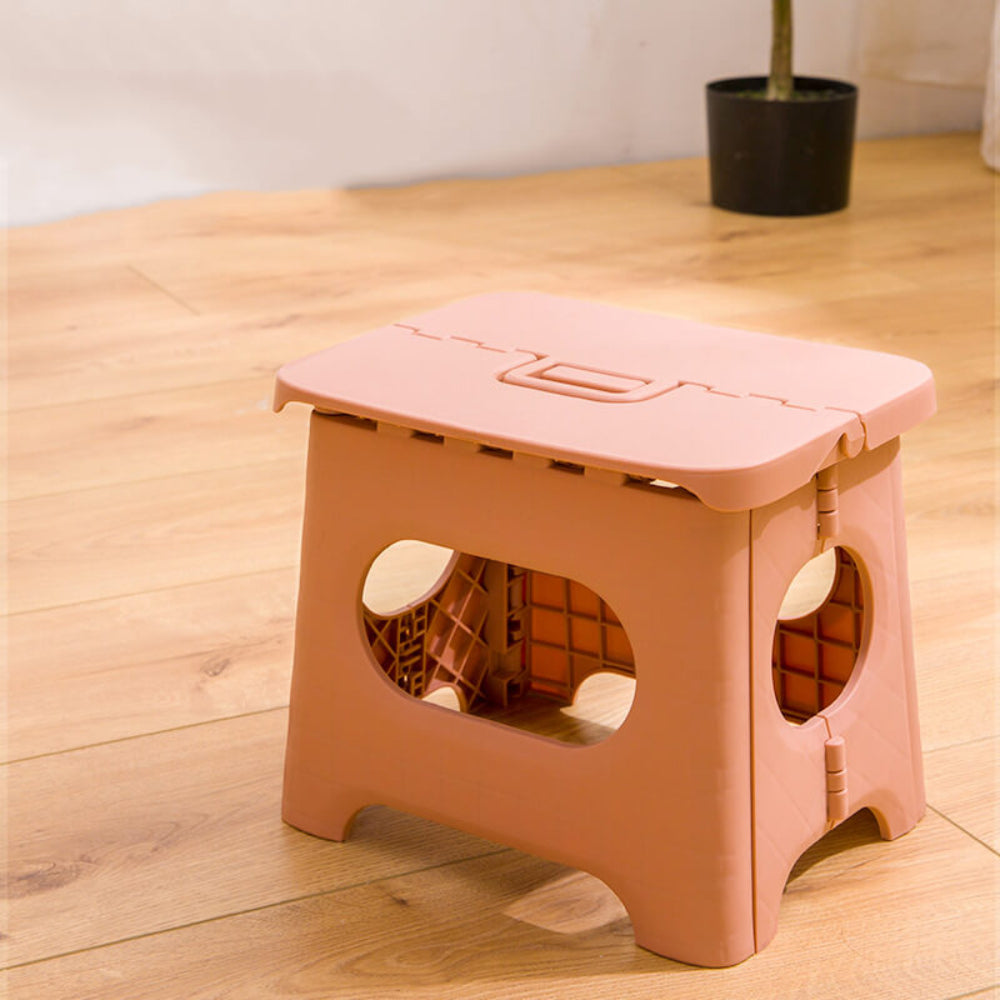 Portable Folding Step Stool with Handle – Lightweight and Compact Design for Kitchen, Bathroom, and Outdoor Use 0