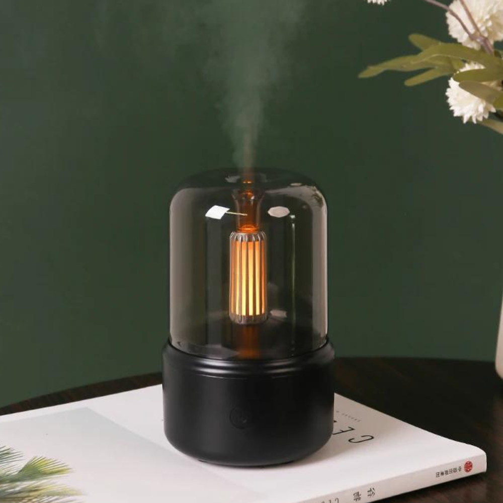 Portable Mini Aroma Diffuser – USB Powered Ultrasonic Essential Oil Diffuser with Night Light, 120ml Capacity for Travel and Relaxation 2
