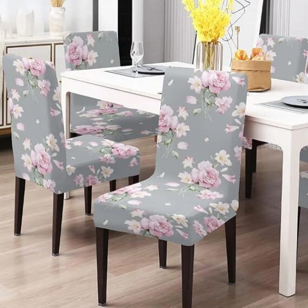Premium Stretch Dining Chair Covers – Elastic Fit for Most Chairs, Machine Washable, Protects from Stains and Wear 21