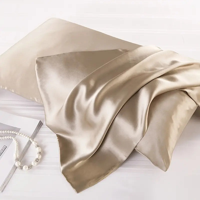 Pure Silk Pillowcase Set for Standard Pillow Size – Antibacterial, Hypoallergenic, and Hair-Friendly Sheets & Pillowcases 0