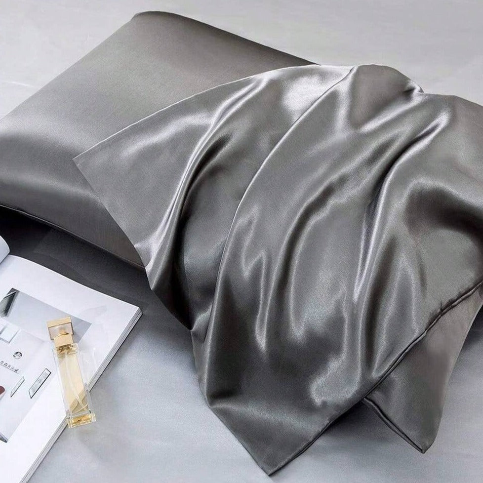 Pure Silk Pillowcase Set for Standard Pillow Size – Antibacterial, Hypoallergenic, and Hair-Friendly Sheets & Pillowcases 12