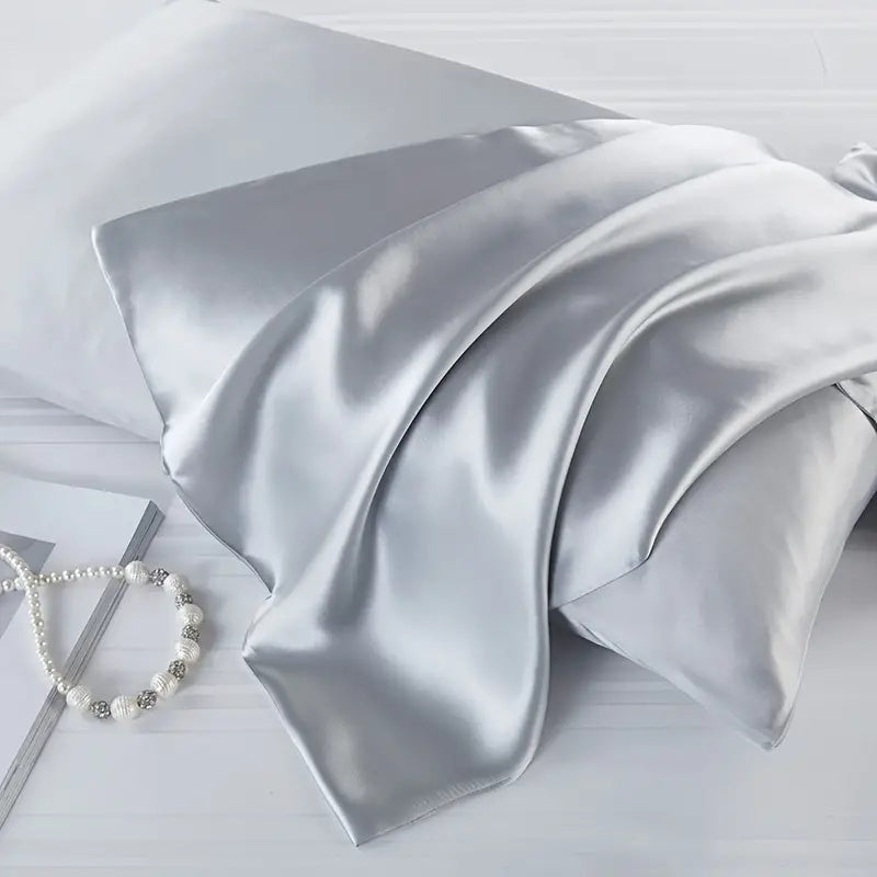 Pure Silk Pillowcase Set for Standard Pillow Size – Antibacterial, Hypoallergenic, and Hair-Friendly Sheets & Pillowcases 7