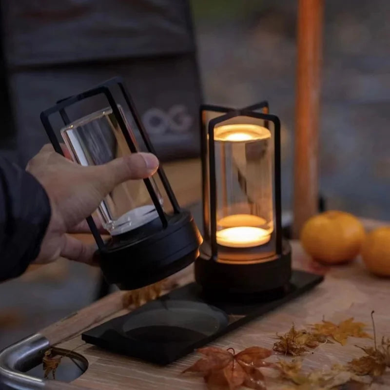 Rechargeable Crystal Lantern – Portable Ambient Light for Indoors & Outdoors