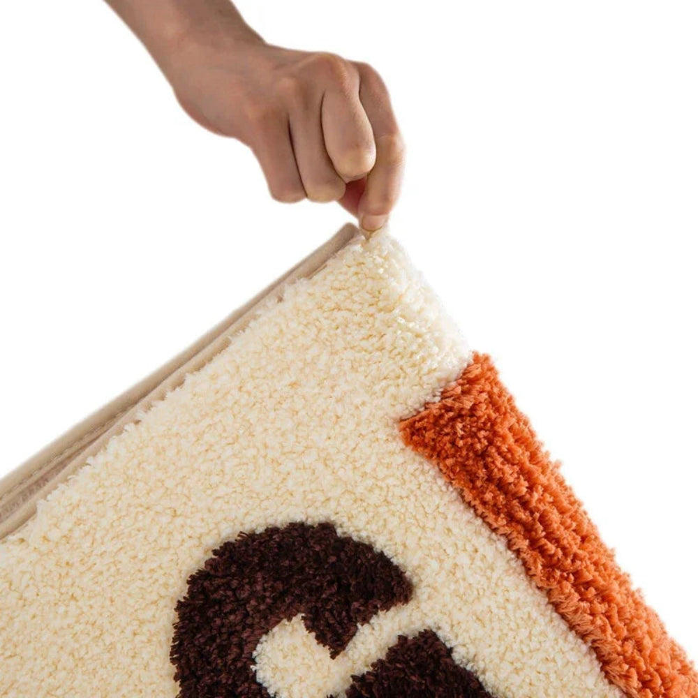 Soft Microfiber Non-Slip Bath Mat – Absorbent Bathroom Rug with Bold Lettering, Machine Washable, 50x80 cm, Ideal for Shower Use 8