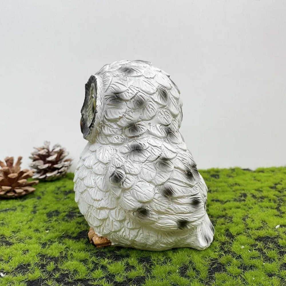 Solar Garden Light - Waterproof Owl Design LED Lamp for Outdoor Spaces, Eco-Friendly Solar Powered Lighting 5