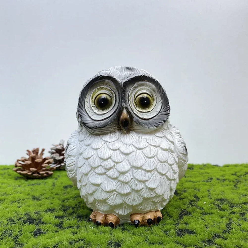 Solar Garden Light - Waterproof Owl Design LED Lamp for Outdoor Spaces, Eco-Friendly Solar Powered Lighting 7