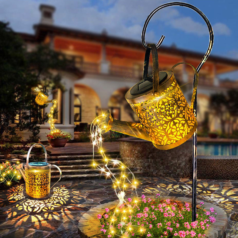 Solar Garden Light with Elegant Projection Patterns – 80cm Outdoor Lantern for Gardens and Yards 1