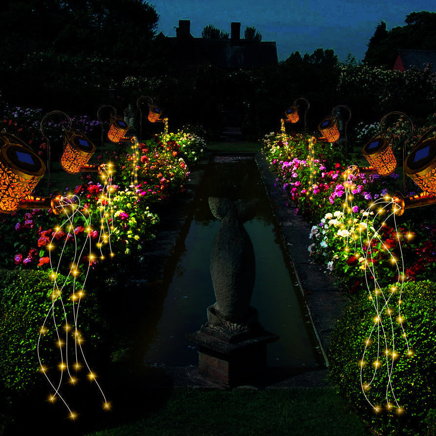 Solar Garden Light with Elegant Projection Patterns – 80cm Outdoor Lantern for Gardens and Yards 2