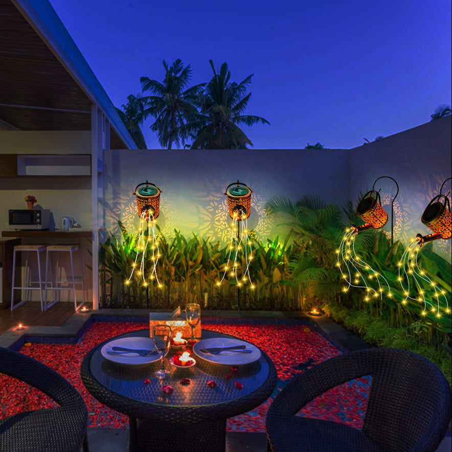 Solar Garden Light with Elegant Projection Patterns – 80cm Outdoor Lantern for Gardens and Yards 5