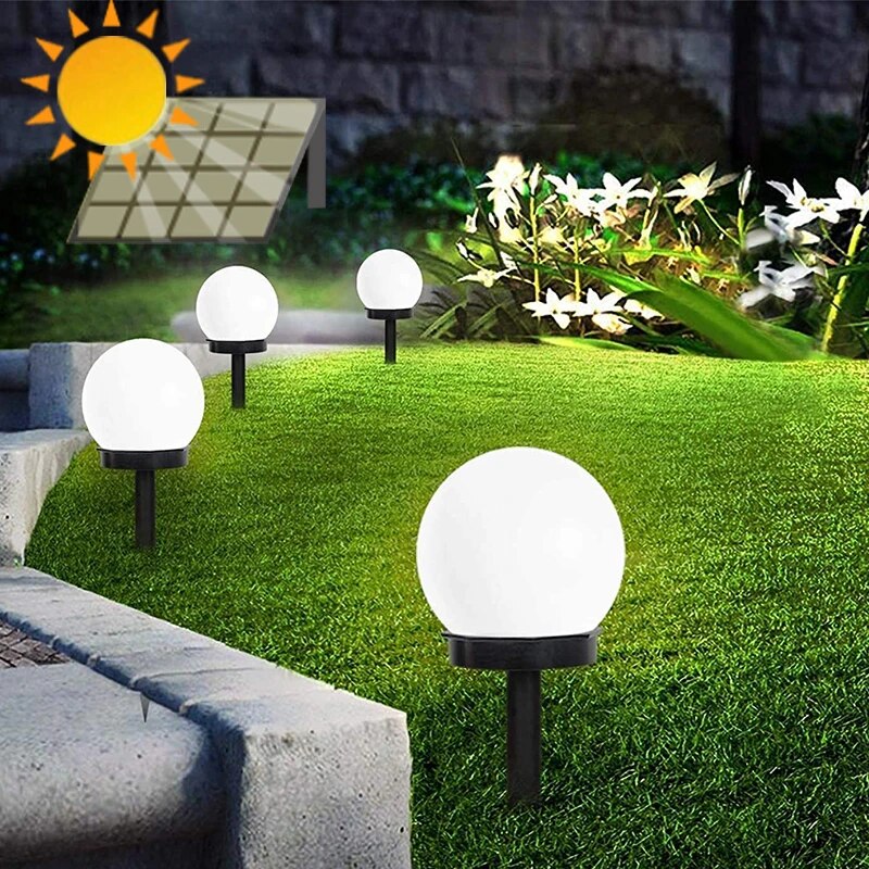 Solar Garden Lights - Weatherproof LED Outdoor Lighting for Pathways and Patios - Energy Efficient and Easy Installation 0