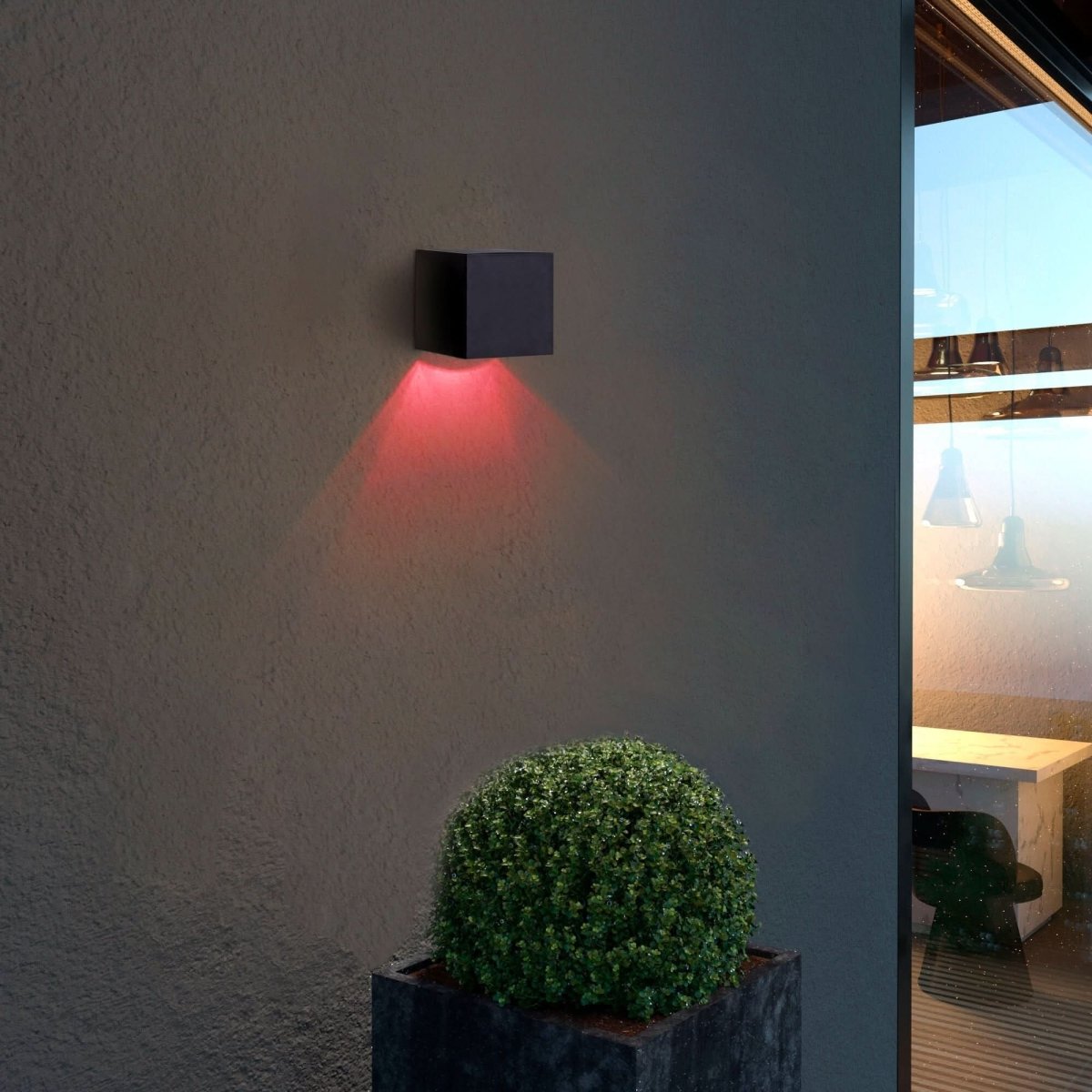 Solar LED Outdoor Wall Light – Weatherproof Eco-Friendly Garden Lighting with Modern Design 6