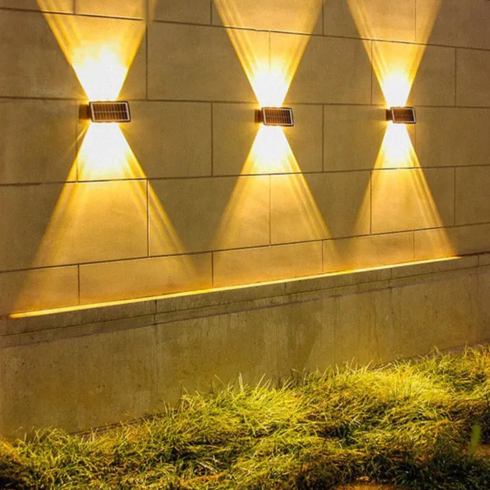 Solar Outdoor Wall Light – Energy Efficient LED Garden Lighting, Weatherproof Design for Patios and Pathways 3