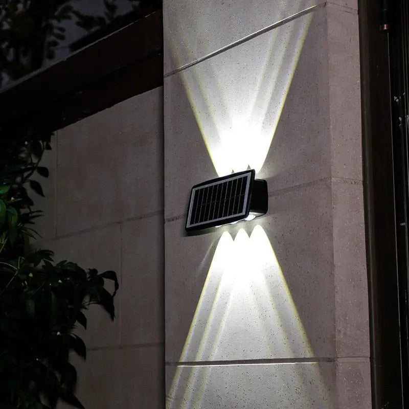 Solar Outdoor Wall Light – Energy Efficient LED Garden Lighting, Weatherproof Design for Patios and Pathways 7