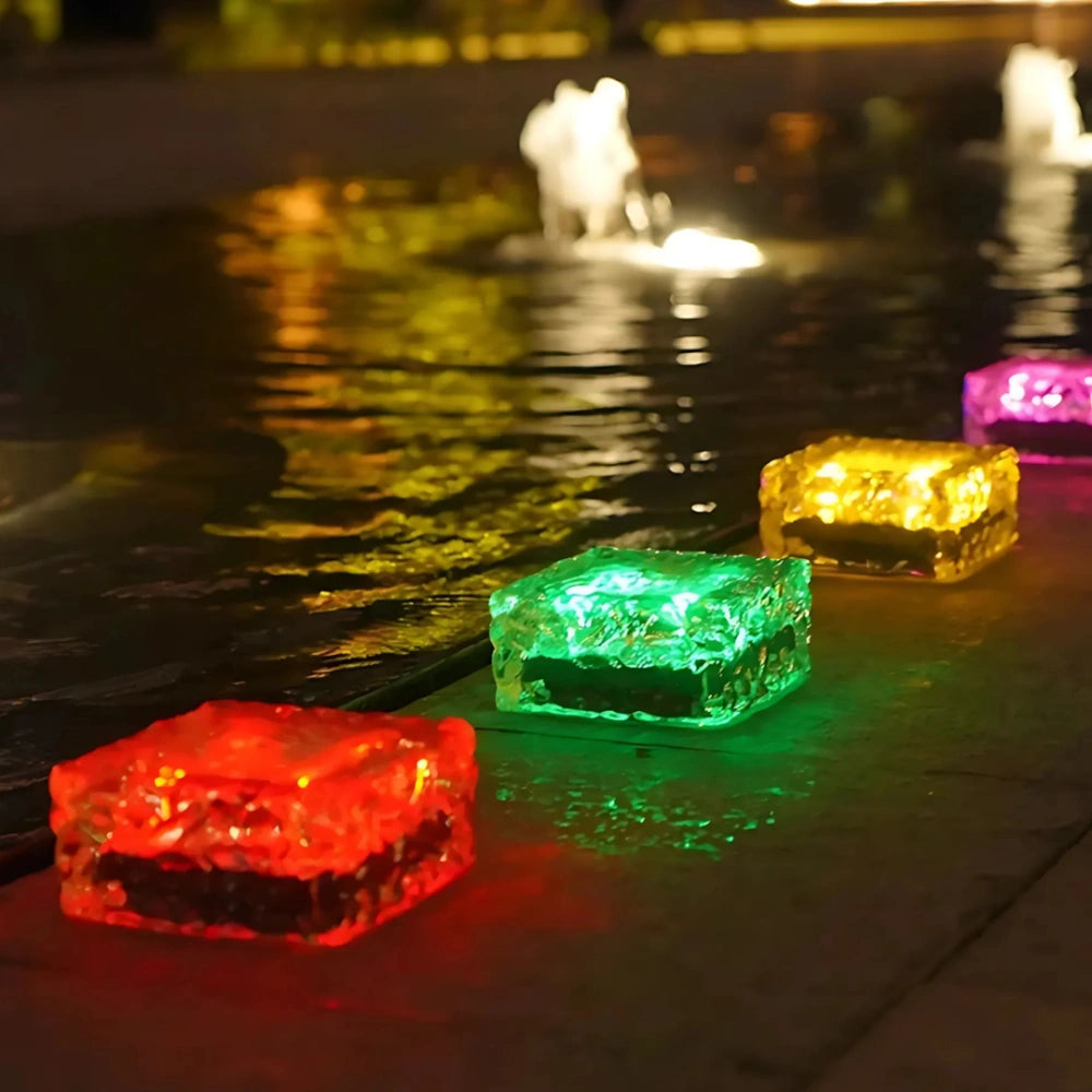 Solar Powered Outdoor Brick Light with Dusk Sensor – Waterproof Solar Garden Lights for Patio and Garden 1