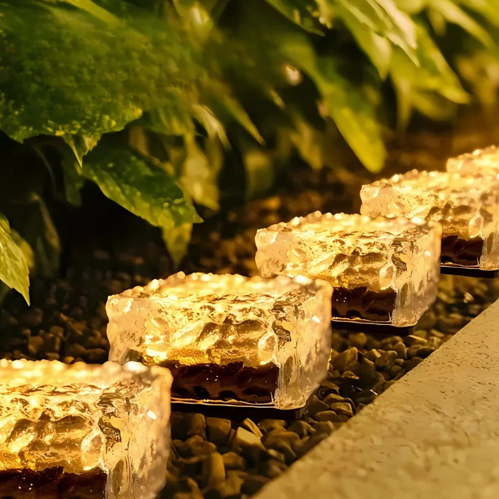 Solar Powered Outdoor Brick Light with Dusk Sensor – Waterproof Solar Garden Lights for Patio and Garden 2