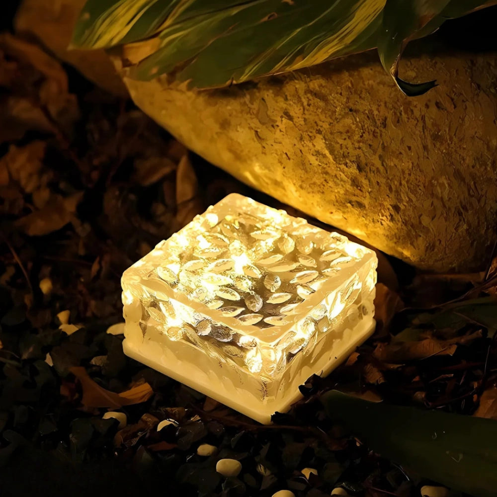 Solar Powered Outdoor Brick Light with Dusk Sensor – Waterproof Solar Garden Lights for Patio and Garden 5